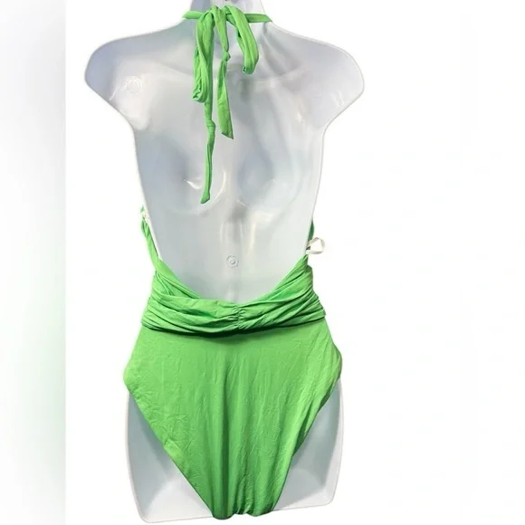 Women’s green one piece swimsuit one piece swimsuit - Picture 3 of 4